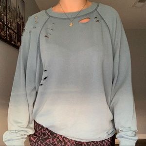 Distressed American Eagle sweatshirt